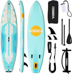 11 ft Extra Wide Inflatable Paddle Board with Accessories, Stand Up Paddleboard for 2 Person, All Around SUP Board for Adults, Fishing, Yoga