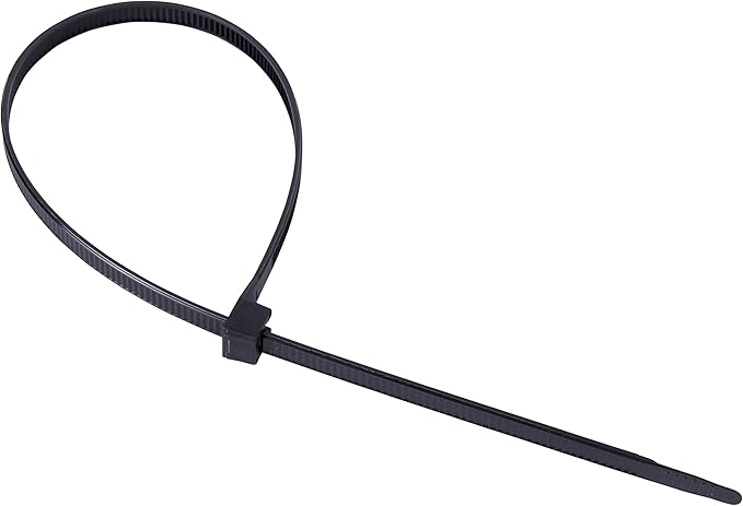 Gardner Bender 46-315UVBM DoubleLock Cable Tie, 14 Inch., 75 lbs. Tensile Strength, Wire / Cord Management Industrial and Household Use, Nylon Zip Tie, 1000 Pk., UV Resistant Black