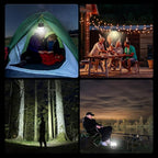 LED Camping Lantern Rechargeable 1000LM, 12 Lighting Modes Hanging Light with Magnetic Base, Portable 4000mAh RGB Tent Lights for Camping, Emergency, Hurricane, Power Outages, Home, Hiking