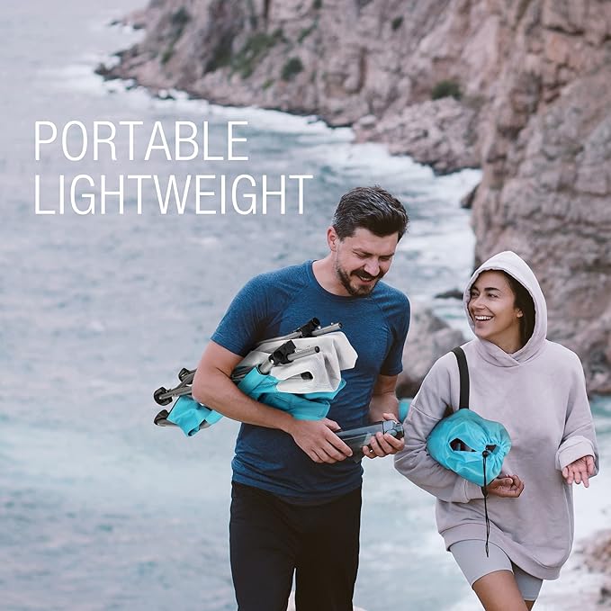 HAUSHOF 2-Pack Blue High Back Beach Chairs with Colored Dots, Durable 600D Oxford Fabric, Industrial Grade Iron, Maximum Seated Weight Capacity: 265 lbs, Ergonomic Design