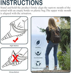 Female Urination Device, Reusable Female Urinal Silicone Women Pee Funnel Allows Women to Pee Standing Up, The Perfect Companion for Camping,Outdoor,Travel（Fuchsia）