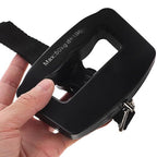 Operitacx Portable Electronic Travel Luggage Scale with Large Handle and Webbing Hook, Digital Handheld Suitcase Weight Scale with LCD Screen for Suitcases and Bags