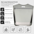 LUMEFIT Running Vest Phone Holder - Hydration Vest with Water Bottle- Reflective Vest for Men and Women- Running Hydration Vest Waterproof Phone Pouch