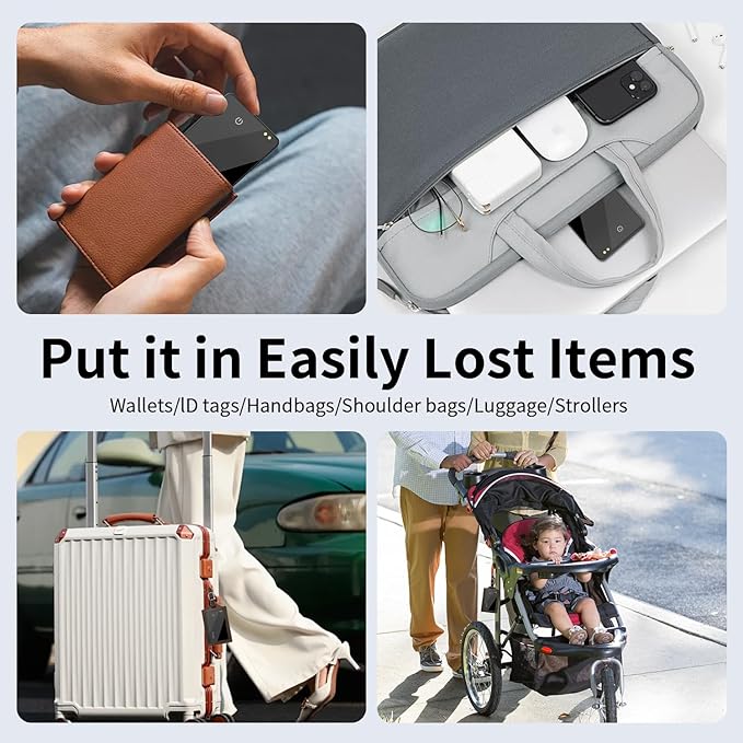 Wallet Tracker Card (Samsung Only),Rechargeable Bluetooth Smart Wallet Tracker,0.08in Ultra-Thin Glass Samsung Tracker Tags for Wallets,Passports & Luggage,IP67 Waterproof（1 Pack）