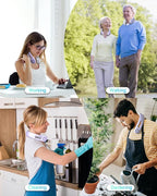 Neck Fan, Hands Free Bladeless Neck Fans Portable Rechargeable, 360° Cooling Neck Fan, 4 Speeds, Quiet, 5200 mAh Battery Operated USB Wearable Personal Fan Gifts for Women, Travel, Outdoor