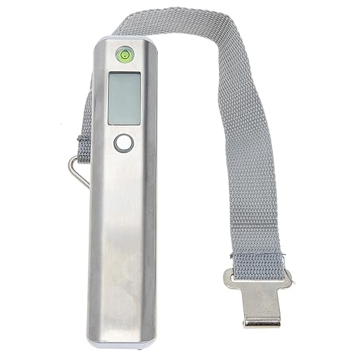 Alipis Portable Digital Luggage Scale Electronic Handheld Suitcase Weight Scale with 50kg Capacity for Travel and Shipping