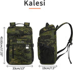 Kalesi Cooler Backpack 36 Cans Lightweight Insulated Backpack Cooler Leak-Proof Travel Camping Lunch Backpack Outdoor Cutlery Backpack for Men and Women