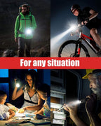 Victoper LED Flashlight 2 Pack, Bright Tactical Torch High Lumens with 5 Modes, Waterproof Zoomable Flash Light for Outdoor, Birthday Gifts for Men, Dorm Room Hiking Camping Essentials Gear for Guys