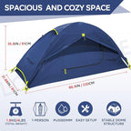 Clostnature Crux Lightweight Tent for Backpacking - 1/2/3/4 Person Ultralight Backpacking Tent, Waterproof Easy Setup Camping Tent, Hiking Tent for Outdoor, Hiking and Mountaineering