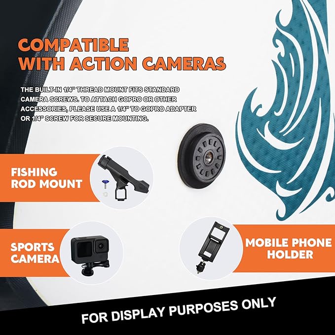 InnoExpo Inflatable Stand Up Paddle Boards with Premium Accessories, Wide Stable SUP Paddle Board Design, Non-Slip Comfort Deck for Youth & Adults