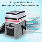 Paddle Board Cooler, Large 5-Layer Leakproof Insulated Cooler Bag with Bottle Opener, Removable Inner Liner Cooler Bag for Travel, Camping, Picnic, SUP