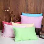 Kigley 6 Pack Mini Pillows for Daycare 9.1 x 13.8'' Small Travel Soft Breathable Cotton Pillow for Kids School Nap Travel Pet Neck Lumbar Purse Insert (Macaron Colors)