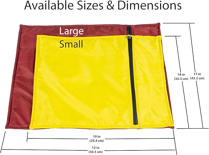 Stuffable Camping Pillow Sack (Large, Red) - 12 x 17 - Camping Essentials for Hiking, Backpacking and Travel Essentials - Sold Empty Bring Your Own Stuffing