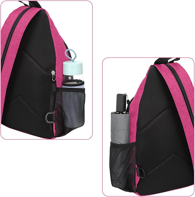 MOSISO Sling Backpack Travel Hiking Daypack, Crossbody Convertible Sling Bag with Front Pocket One Shoulder Chest Bag