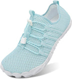 L-RUN Barefoot Water Shoes Women Mens Aqua Sock Athletic Hiking Water Sports Shoes for Swim Beach Pool Sand Diving Walking