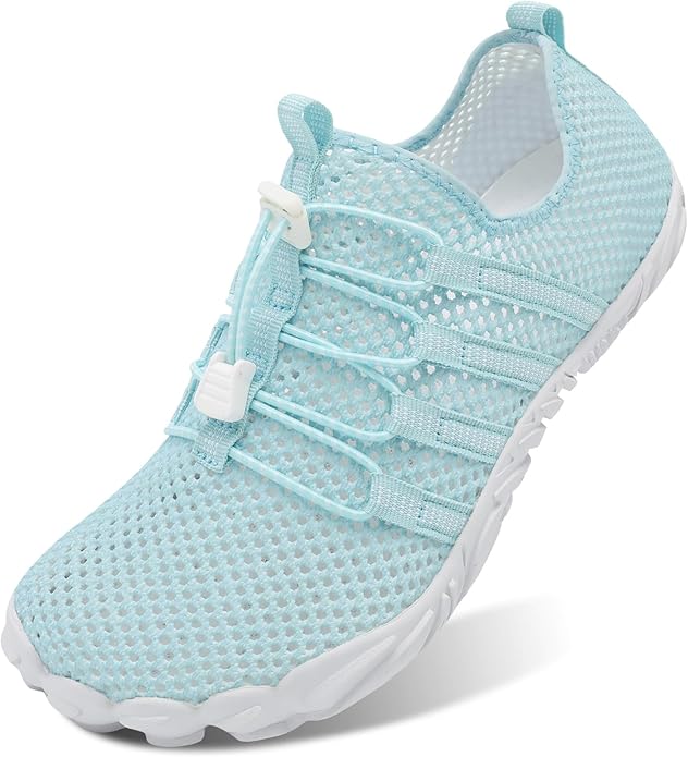 L-RUN Barefoot Water Shoes Women Mens Aqua Sock Athletic Hiking Water Sports Shoes for Swim Beach Pool Sand Diving Walking