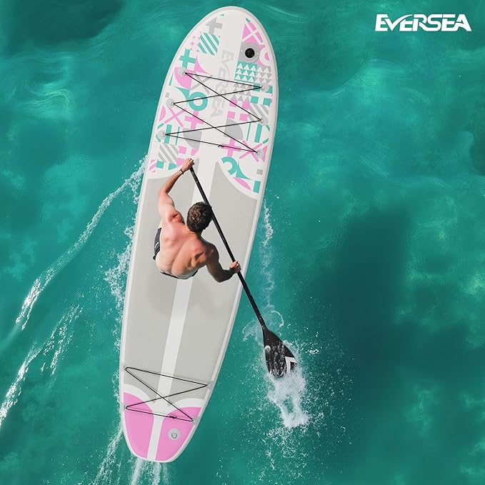 Inflatable Stand-Up Paddle Boards – Available 32"/33"/34" Widths Inflatable Paddle Board with SUP Accessories, Camera Mount, Basic All-Around SUP Board for All Skill Levels, Up to 450lbs