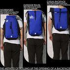 Dry Bags Waterproof Backpack, Waterproof backpack for Water sports,boating,Floating,hiking, camping and other outdoor activities 25L.(Blue)