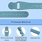 Hion Motion Sickness Bracelets Sea Sickness Wristbands for Motion Sickness/Morning Sickness/Pregnancy Nausea Anti Nausea Wristband Acupressure Nausea Bands Motion Sickness Bands（3Pairs-Bule）