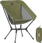 Naturehike YL01 Snap Camping Chair, 1 Second Setup Frame, 441lb Capacity, Portable Backpacking Chair with Storage Bag, Lightweight & Compact Folding Camp Chair for Backpacking Camping Fishing
