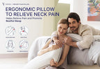 Vaverto Queen Size Gel Memory Foam Pillow - 1-Pack Firm Foam Pillow for Neck, Shoulder Support - Ideal for Back, Side, Stomach Sleepers - Cooling Memory Foam Pillows for Home, Hotel, Hospital