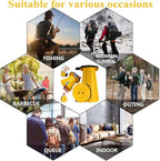 Fishboy Upgraded Collapsible Stool, 400lbs Max Weight, Lightweight But Sturdy, Portable Retractable Folding Telescoping Foldable Camping Stool for Adults Outdoor Fishing Hiking Gardening Travel BBQ