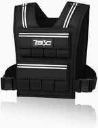 Adjustable Weighted Vest Men 19lbs/ 30lbs/ 40lbs Weights with Reflective Stripe, Weight Vest Woman Workout Vest for Strength Training,Running & Walking