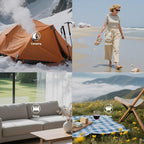 Camping Cot Mattress - Thick Camping Sleeping Pad with Elastic Straps,Portable Cot Mattress Pad for Sleeping Outdoor (75" x 28")