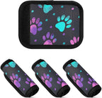 Dog Paw Luggage Handle Wrap, Luggage Identifiers, Bag Strap Cover, Suitcase Wraps Tags, Travel Accessories, 2 Pack