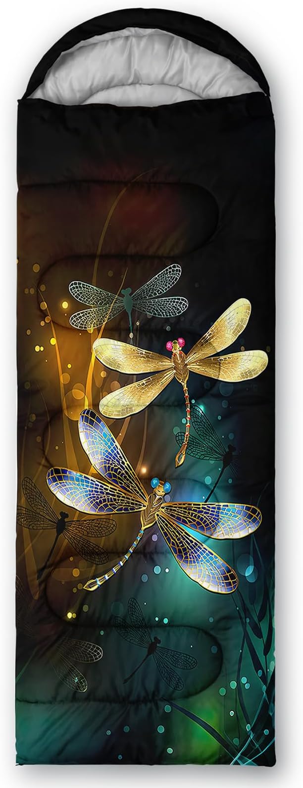 AILONEN Pink Lovely Rabbit Sleeping Bag for Girls Kids Adults,Warm and Cool Weather,Lightweight,Waterproof Backpacking,Cartoon Flowers Printed Bunny Sleeping Bag for Camping