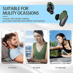 [3 Pairs] Ear Tips Cover for Bose QuietComfort Earbuds II (2022) &Bose QuietComfort Ultra Earbuds (2023), Silicone Sport Ear Hook Cover, Anti-Slip Replacement Eartip Accessories (S,M,L) (Green)