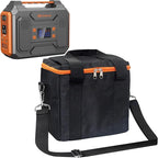 ZeroKor Portable Power Station Generator Carrying Case Compatible With R200 Power Stations (R200 Power Station Not Included) Travel Carrying for Outdoor Essentials