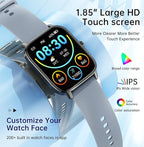 Smart Watch for Men Women Fitness: Make Answer Call Digital Mens Watches Waterproof Running Pedometer Smartwatch for Android Phone iPhone Samsung Compatible Sleep SpO2 Heart Rate Monitor Step Tracker