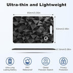 Wallet Tracker Card (iOS Only), Rechargeable Bluetooth Smart Tracking for Apple Find My Compatible Anti Tracker for Men Women Slim Item Locator for Purse Passport Key Luggage Tag (1Pcs/Black C)