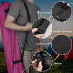 Xxerciz Foldable Camp Chair Replacement Bag with Shoulder Strap for Outdoor Camping, Travel Carrying Cover Heavy Duty Large Storage Folding Chair Bag (Chair is not included)