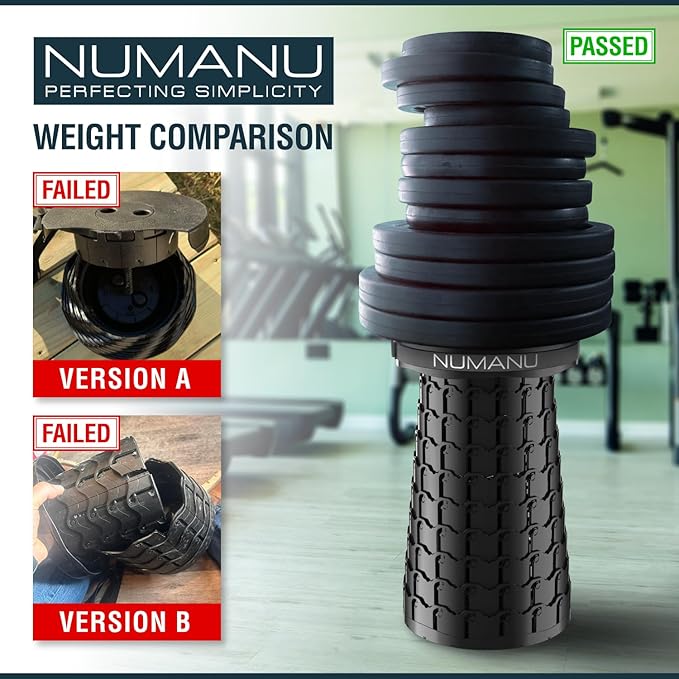 NUMANU 2026 Upgraded XXL Collapsible Stool with Cushion & Bag, 1000lbs Max Weight, 19.7" Heavy Duty Portable Retractable Telescoping Folding Seat Chair or Travel Footrest