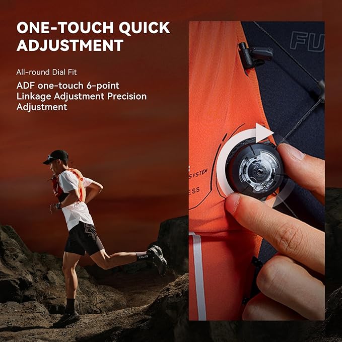 KAILAS FUGA AIR 8 Ⅳ Running Hydration Vest Hydration Pack Lightweight with Two TPU Water Bladders for Women Men Trail Cycling Hiking