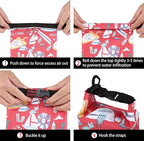 Boat First Aid kit, Roll Top Marine Tool Kit, Emergency Waterproof Kit for Fishing, Kayaking, Boating, Ponton, Beach, Swimming Red