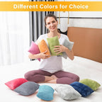 2 Pack Small Pillow, Cooling Memory Foam Mini Pillow 11 X 7 Inches for Sleeping, Travel, Nap and Neck, Knee, Lumbar Support, Tiny Cushion for Pet, Dogs (Blue)