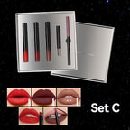 Hydrating Lip Makeup Collection for Women | 5-Piece Set with Lipstick Lip Liner | Long-Lasting Beauty Essential Set C One Size