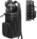 Magnetic Gym Bag for Men and Women, Magnetic Water Bottle Holder for Gym, Small Gym Bag, Gym Gifts for Women and Men (Black, <40 OZ)