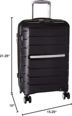 Samsonite Freeform Hardside Carry-On Luggage with Spinner Wheels - Hardshell Suitcase - TSA, Airline-Approved - Expandable Hard Shell, Smooth Rolling Wheels for Lightweight Travel - Dark Teal
