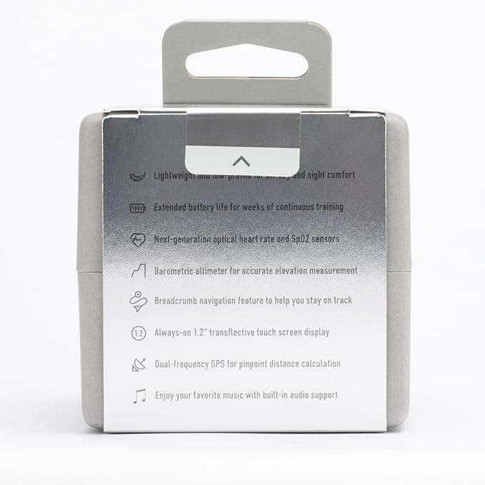 COROS PACE 3 GPS Sport Watch–Lightweight, Comfortable Running Watch, 17-Day Battery Life, Accurate GPS, Heart Rate Monitor, Navigation, Sleep Tracking, Training Plan, Run, Bike, and Ski-White Silicon