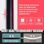 FunWater Inflatable Stand Up Paddle Board with Premium SUP Paddleboard Accessories, Anti-Slip EVA Deck, 11'/10'6'' Paddle Boards for Adults & Youth of All Skill Levels