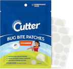 Cutter Bug Bite Patches Itch Relief Hydrocolloid Patches for Kids & Adults, Absorbs Fluids, Helps Heal, Prevents Scratching, Mosquito Itch Relief, Hydrocortisone & Suction Tool Alternative, 51 Count