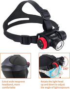 ARCHON DH10 Diving Headlamp Underwater Hand-Free Lighting Dive Light, 1200 Lumens Submarine Rechargeable Headlight with Wider Headband and Top Headband