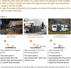 LVYUAN 200W Portable Solar Panel, 20V Foldable Pillow-Sized Solar Panel IP65 Waterproof, Upgraded 23% Efficiency for Solar Power Station Generator for Outdoor Camping Backpacking Hiking