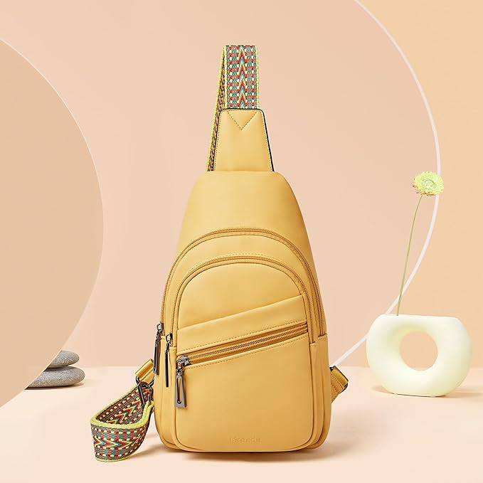 Sling Bag Crossbody Bags for Women Small Cross Body Bag Fanny Packs Chest Sling Purse for Daily Travel Leisure Sport