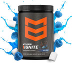 MTN OPS Ignite Energy Drink Powder, Gluten Free Nootropic Supplement Drink Mix, L Arginine, L Citrulline, Caffeine & Nootropic Sugar Free Drink Mix, 45 Servings, Bull Rush