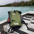 COR Surf 100% Waterproof Heavy Duty Backpack And Dry Backpack For Swimming, Boating Or Kayaking, Roll-top Design With Sonically Welded Seams And Padded Laptop Sleeve (40L, 21 x 15 x 8 Inches)